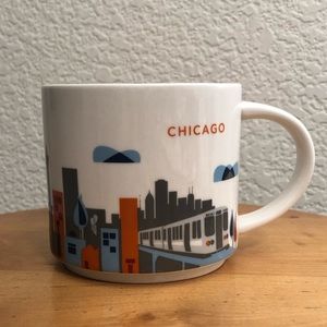 Starbucks You Are Here “Chicago” Coffee Mug 2015 EUC